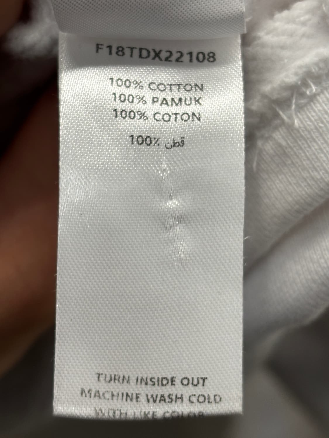 오프닝세레모니 Est.2002 화이트 맨투맨 L 상품이미지6