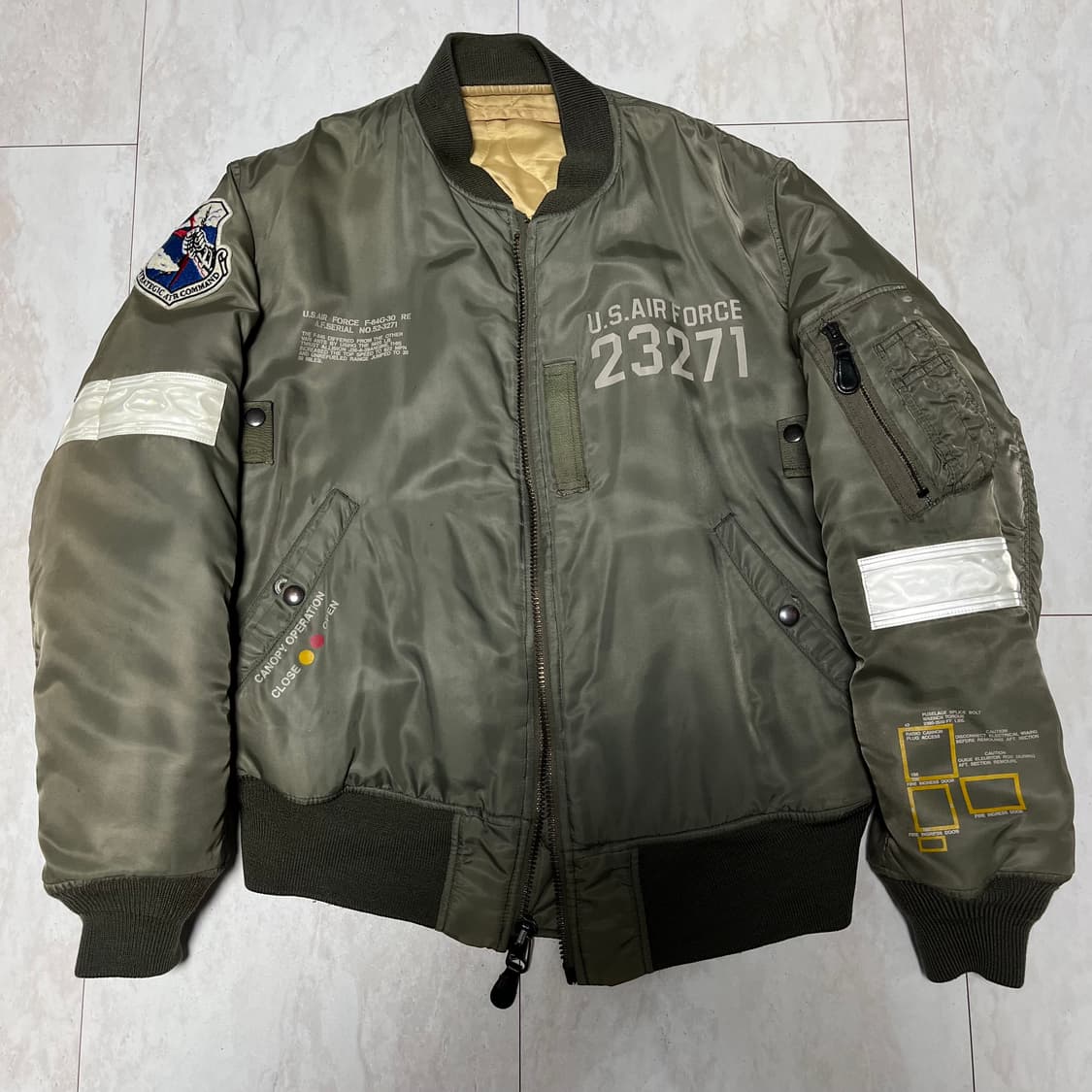 Avirex 아비렉스 MA-1 L사이즈 희귀모델  상품이미지1