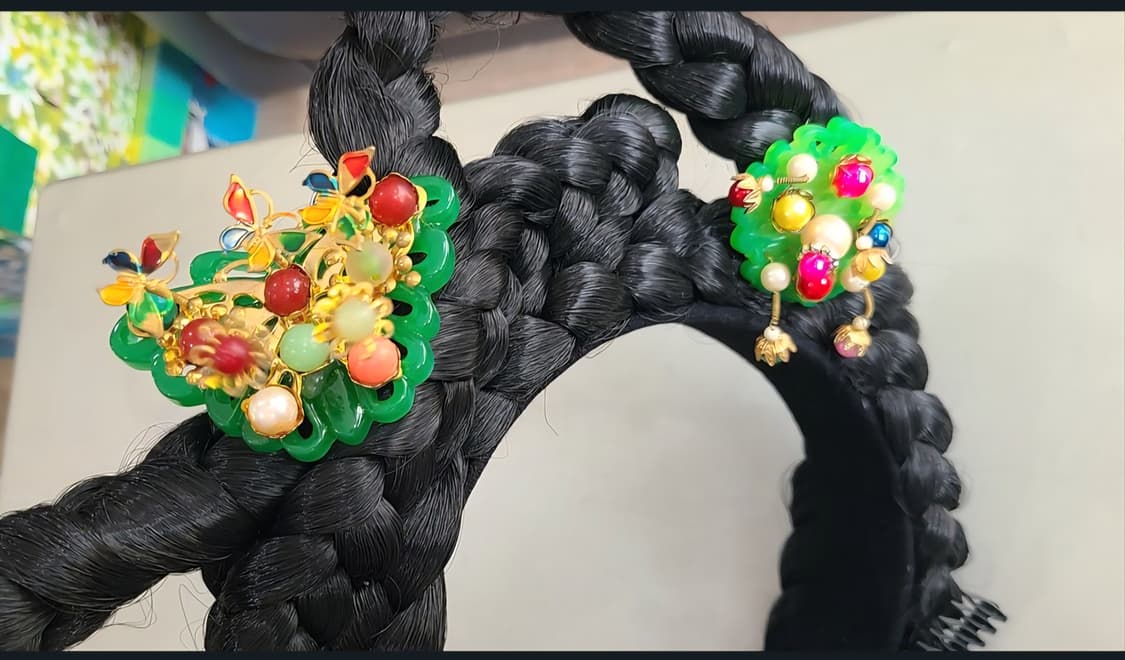 한국무용 사극 촬영소품 가채 상품이미지5