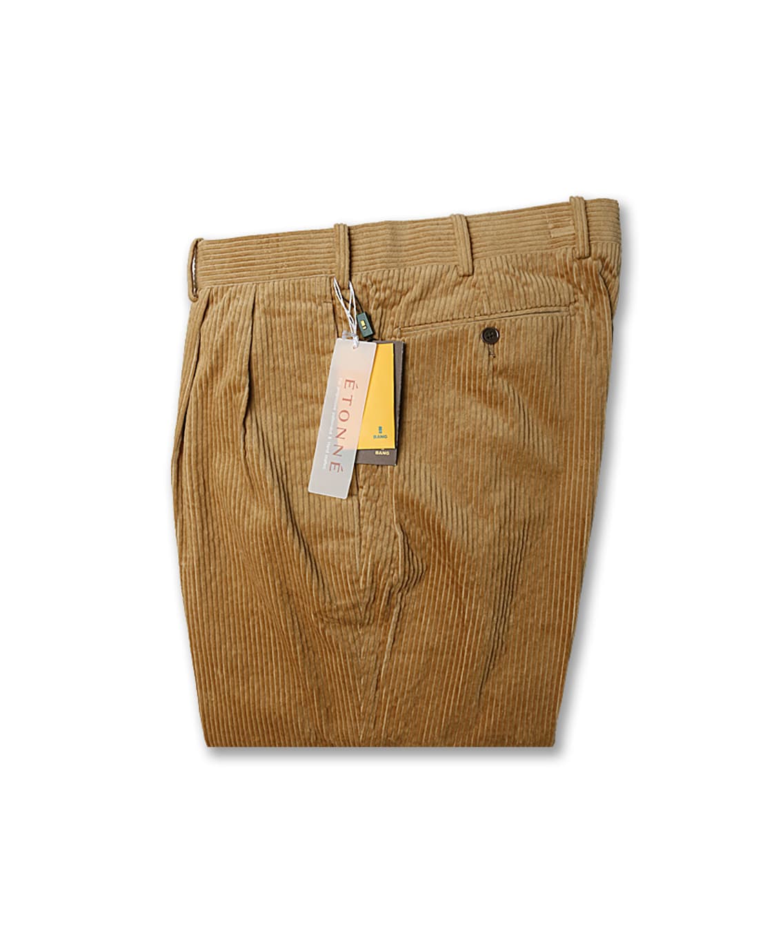 에토네 [Etonne] 베이지 코듀로이 Bang 투플리츠 트라우저 상품이미지1