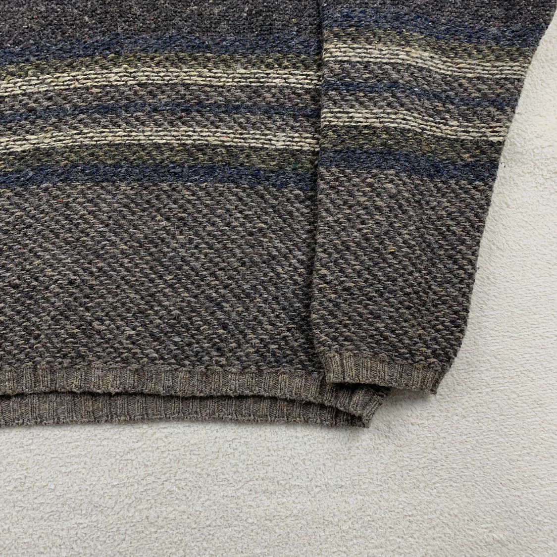 90‘s 빈티지 울리치 코튼울 혼방 믹스패턴 니트 상품이미지4