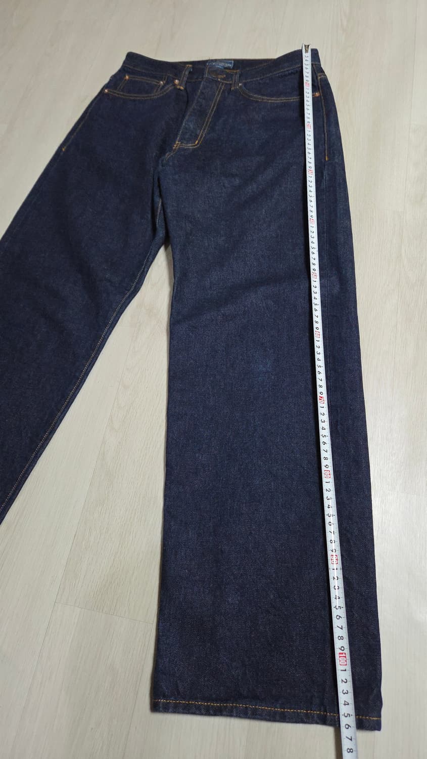 (착샷) 아웃스탠딩 셀비지 데님 청바지 와이드핏 상품이미지7