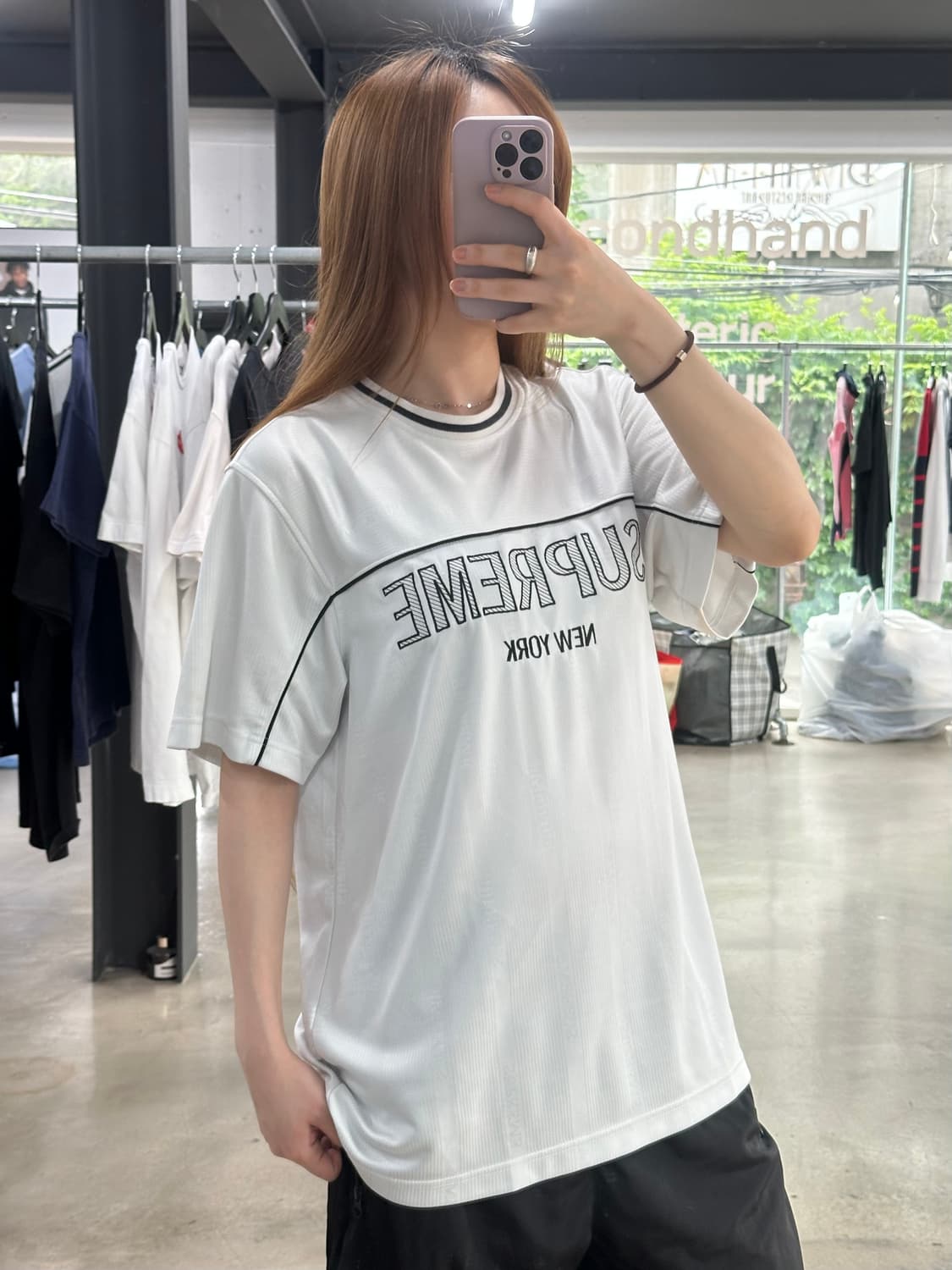 슈프림 18SS 다즐 웜업 탑 반팔져지 상품이미지2