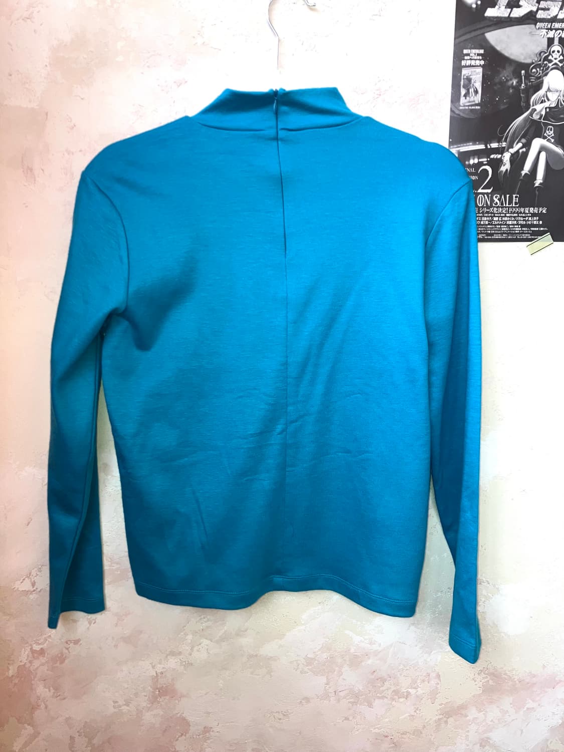 jpn 플라워 아쿠아 폴라 티셔츠 상품이미지4