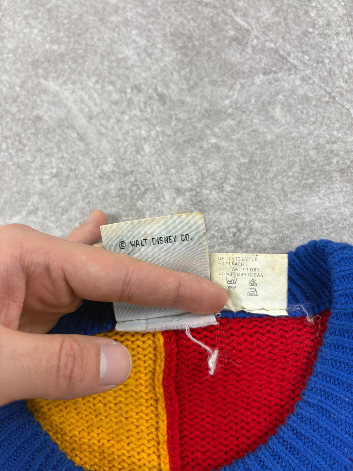 90's Vintage Mickey & Minnie Mouse Knit  상품이미지4