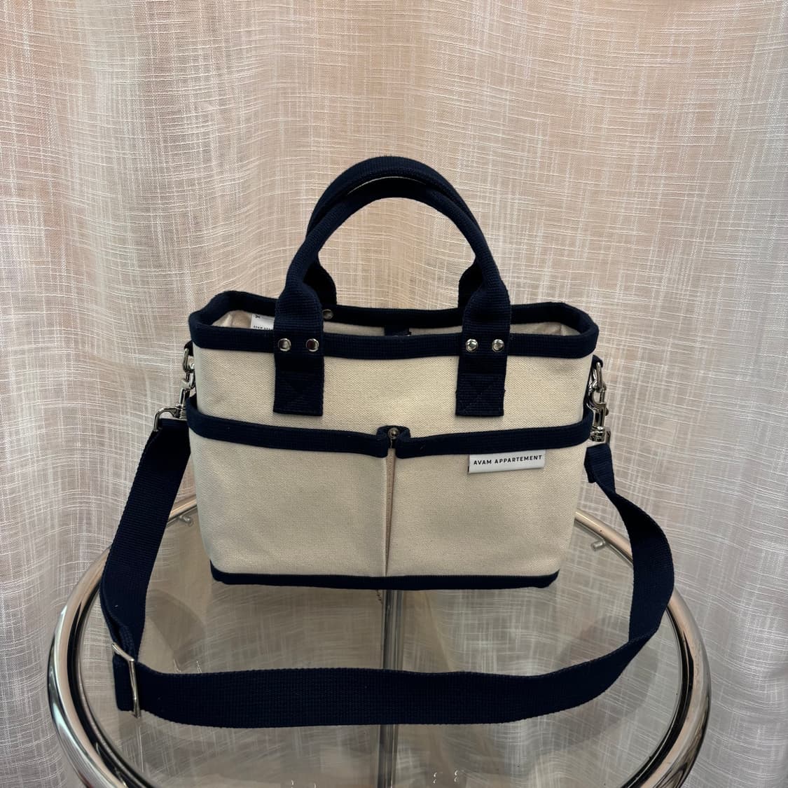 아밤 아파트멍 정유미 텀블러백 캔버스 토트백   상품이미지1