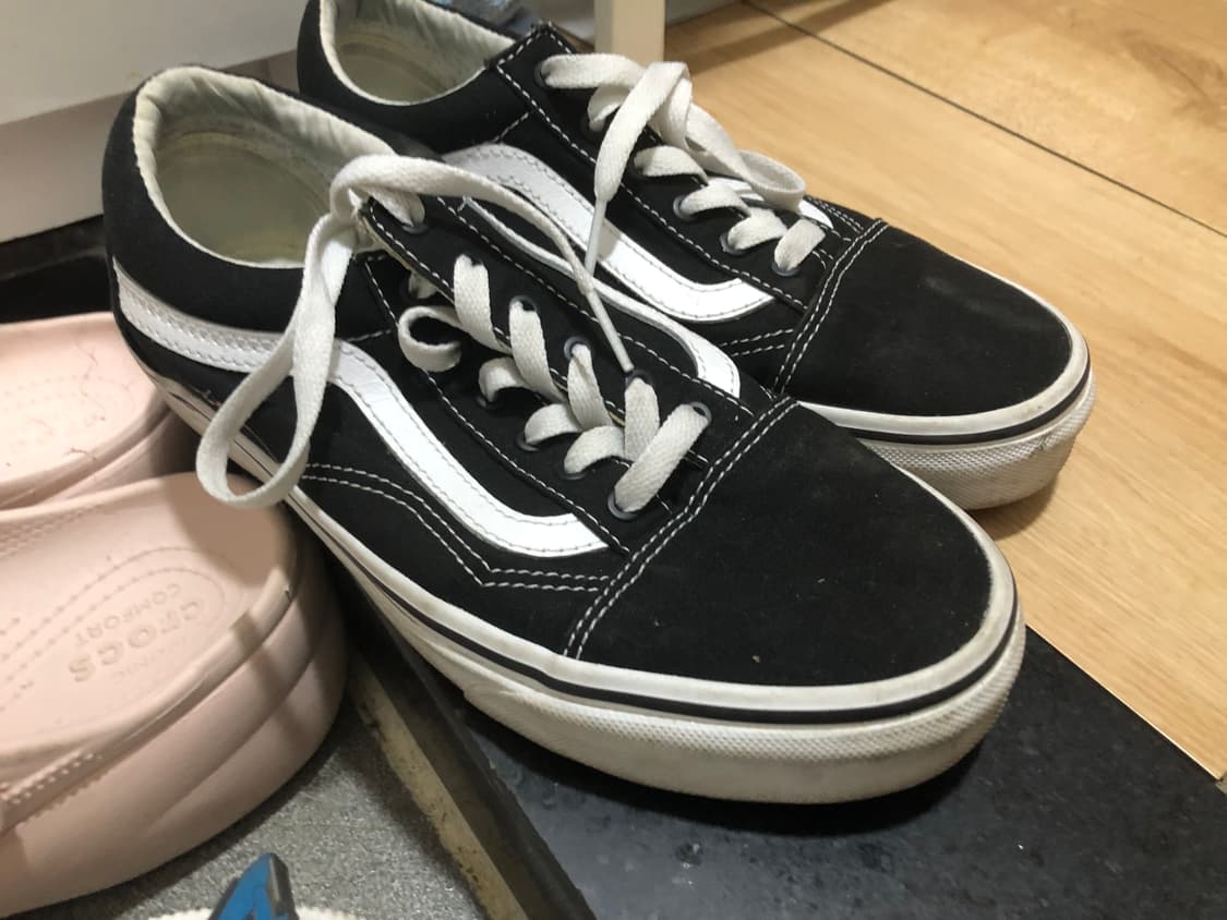 반스 올드스쿨 블랙/화이트 235 상품이미지1