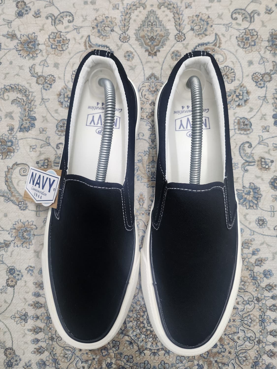 (새상품) 슈펜 NAVY  블랙 스니커즈 슬립온 280mm 상품이미지2