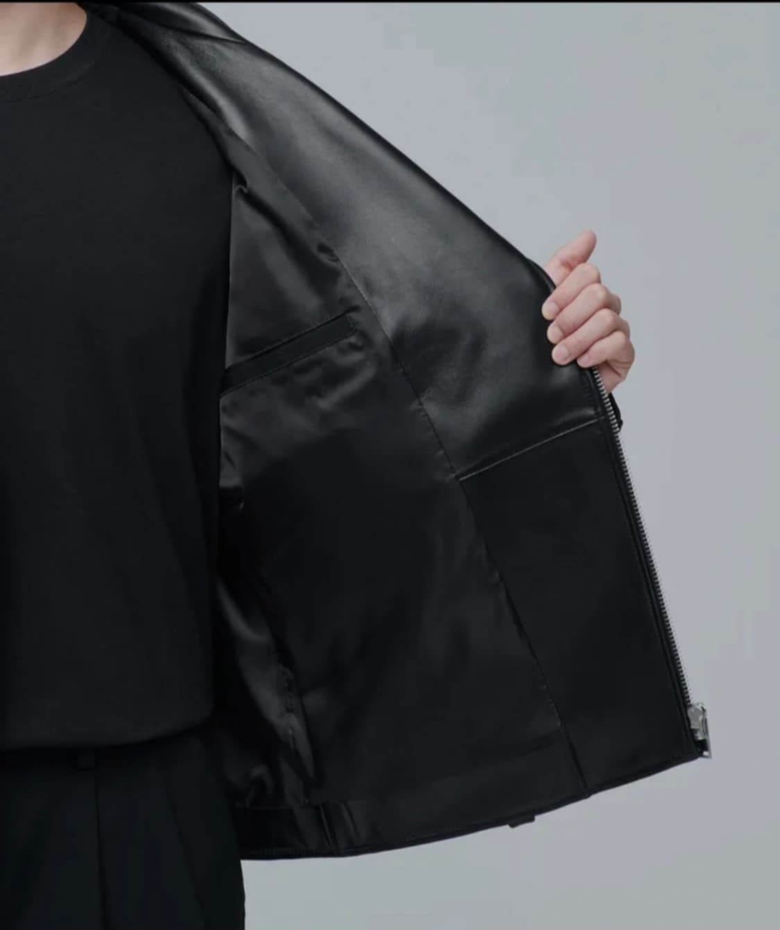 무신사 램스킨 레더자켓 새옷 상품이미지5