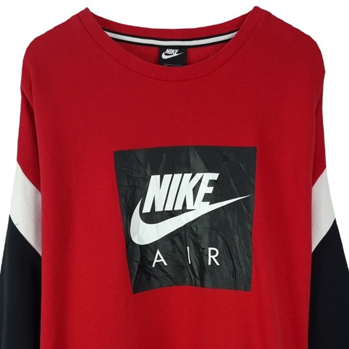 [나이키] 빅로고 프린팅 빅사이즈 맨투맨 레드 M18430 상품이미지4