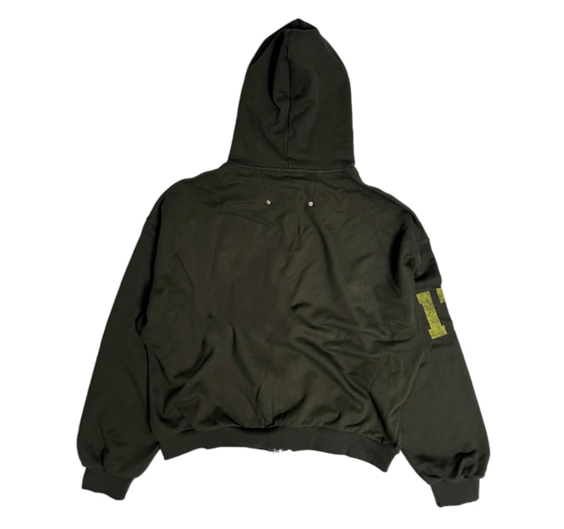 파코서플라이 후드집업 엔젤 집업 후디 카키 상품이미지2