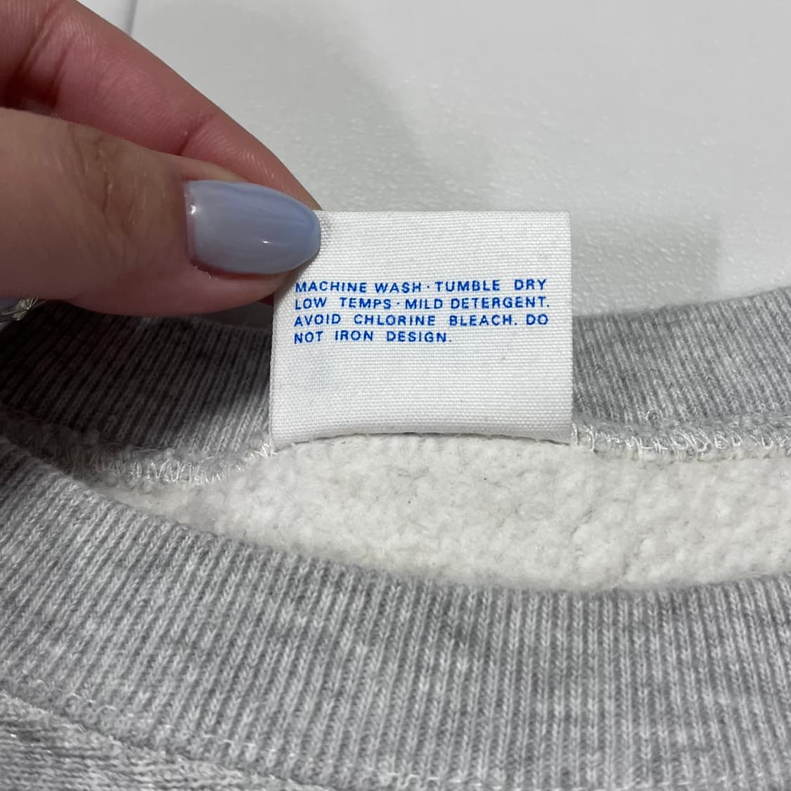 [정품] 챔피온 그레이 투로고 기모 맨투맨 [ XL ] 상품이미지5