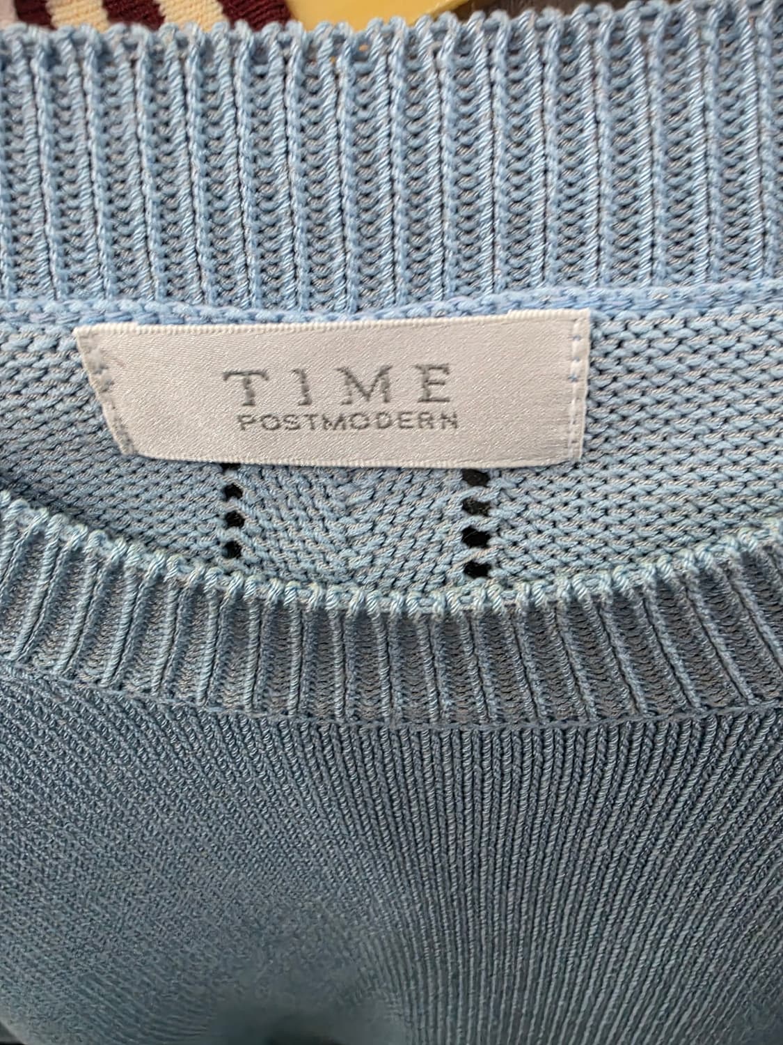 타임 여성 실크 반팔 니트 상품이미지3