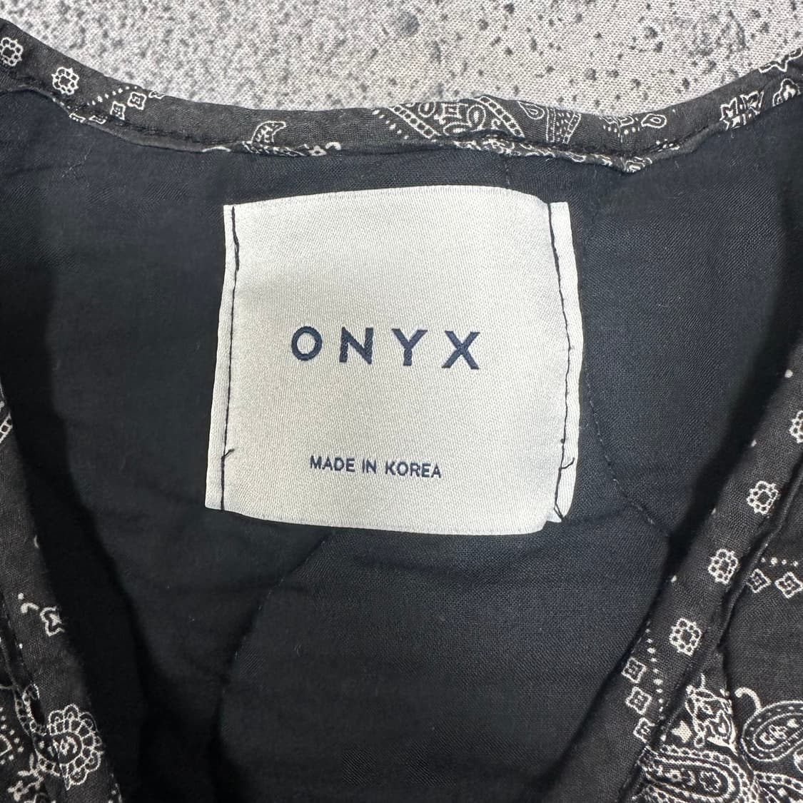 ✨ (바배) 페이즐리 누빔 점퍼 패딩 상품이미지3