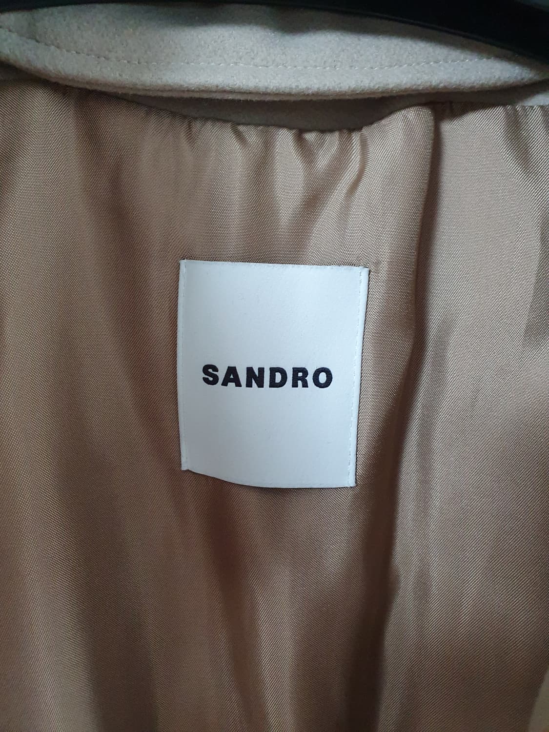 (S) 산드로 옴므 양털 시어링 에비에이터 자켓 상품이미지3