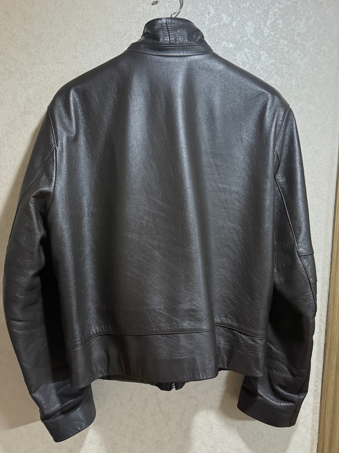 머듈 레더자켓 3사이즈 브라운 상품이미지3