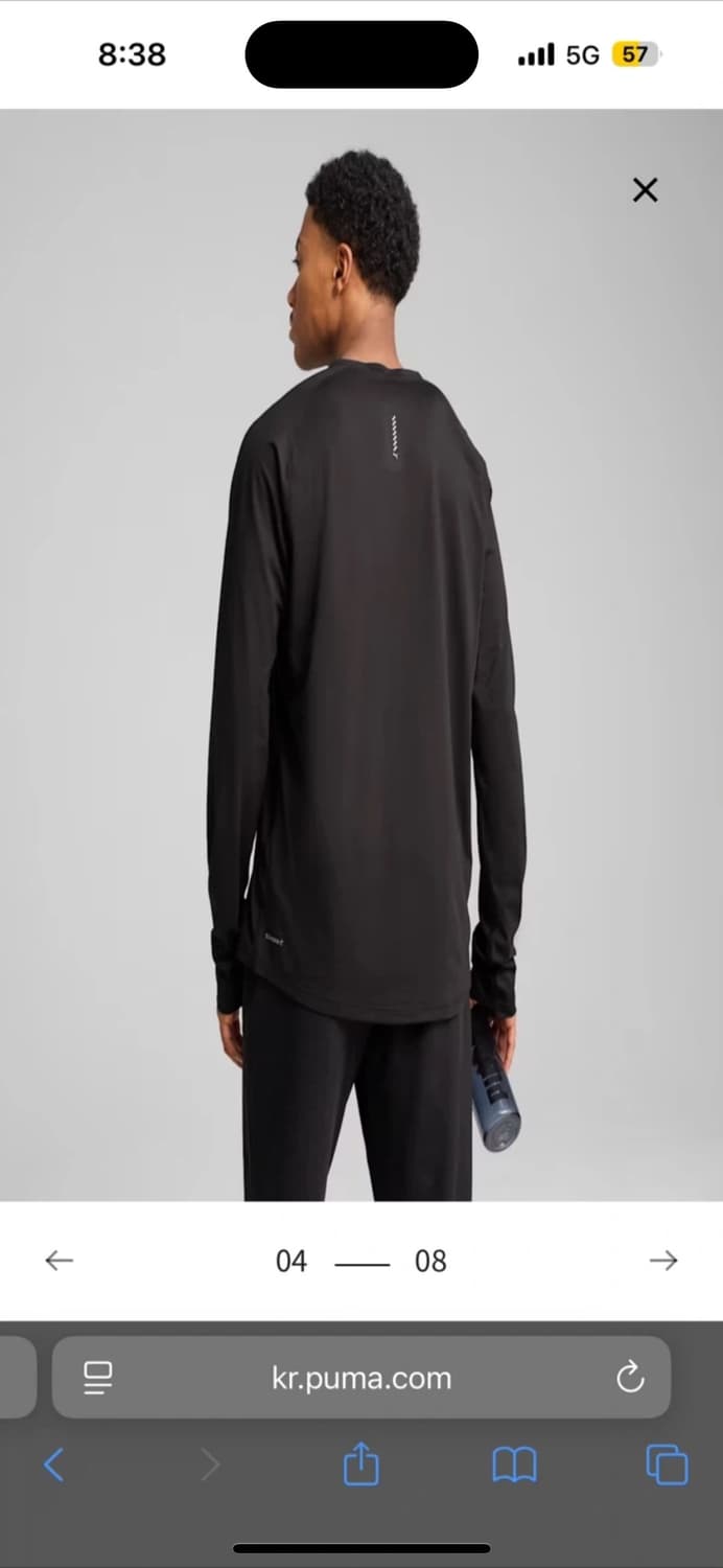 퓨마 러닝 롱슬리브 xl 사이즈 판매 상품이미지2