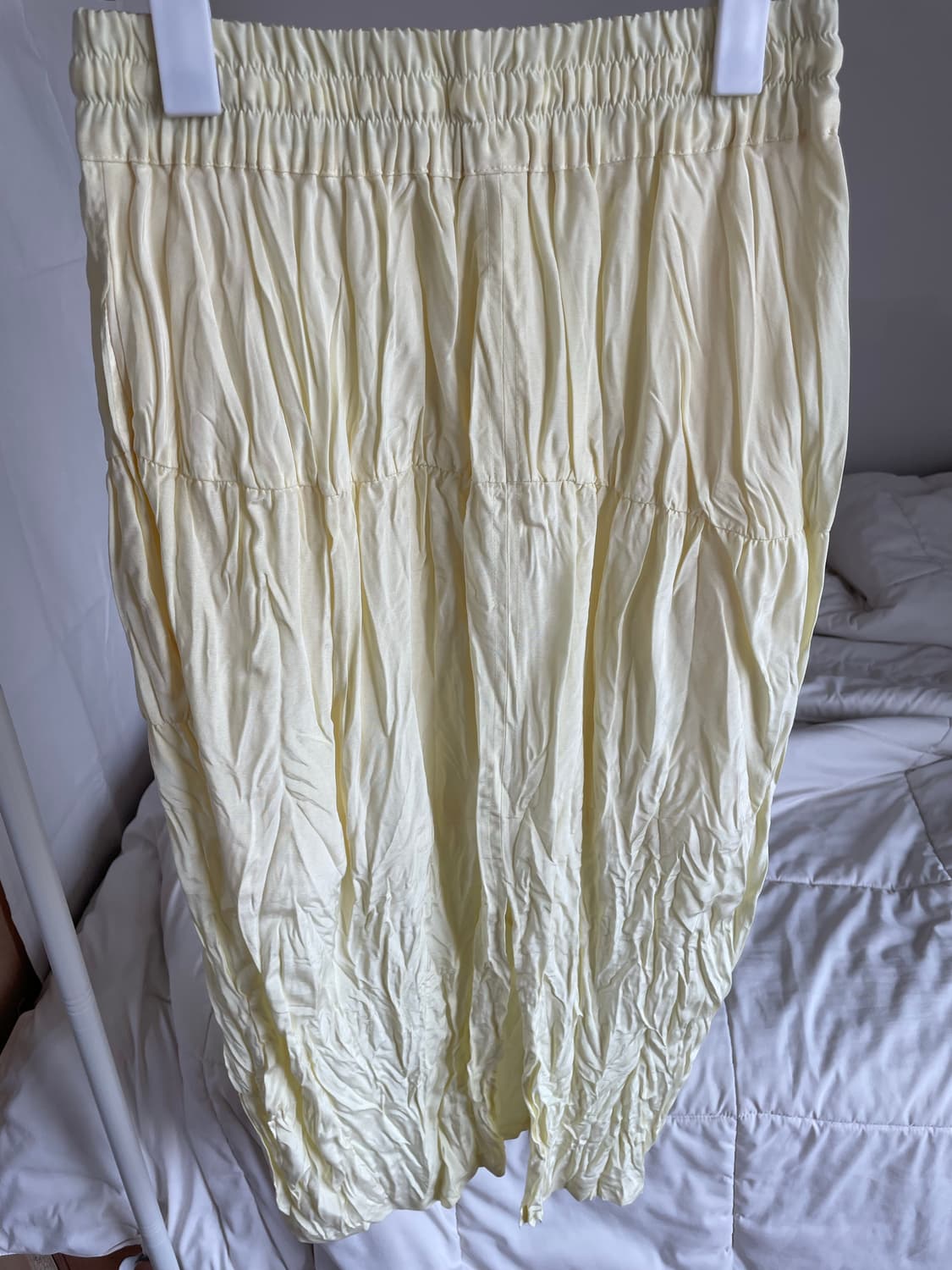 다이애그널 주름 레몬 스커트 (string crinkle skirt) 상품이미지2