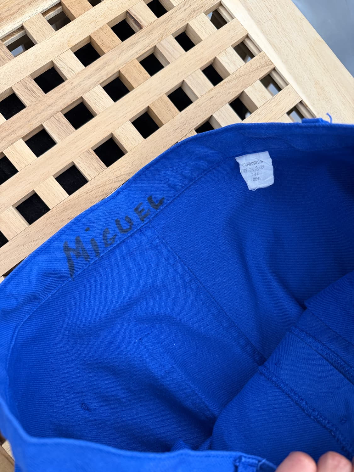 OLD VINTAGE WASHED BLUE FRENCH 프렌치워크팬츠 상품이미지7