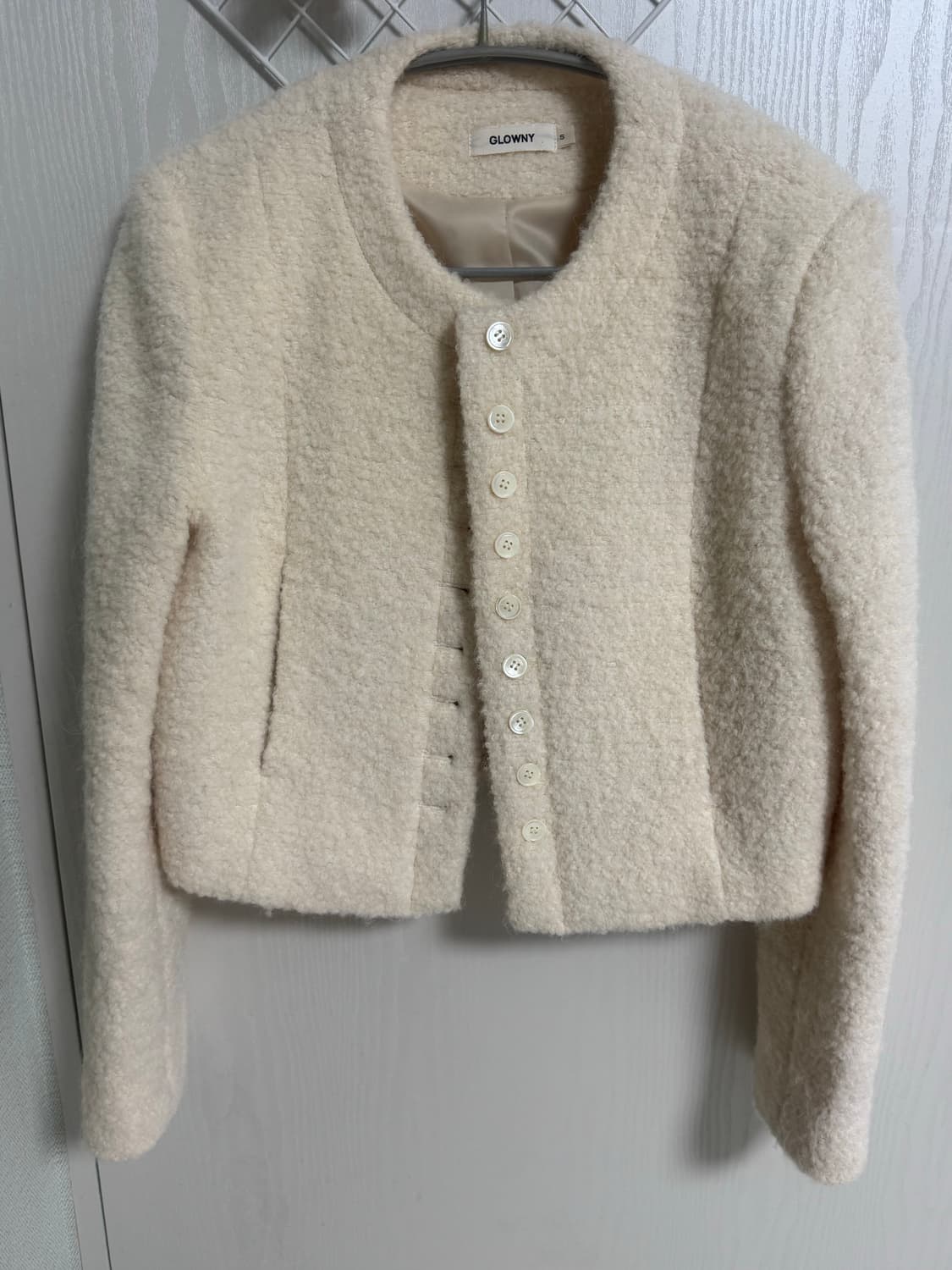 GLOWNY  PEBBLE BOUCLE JACKET(IVORY) 상품이미지2
