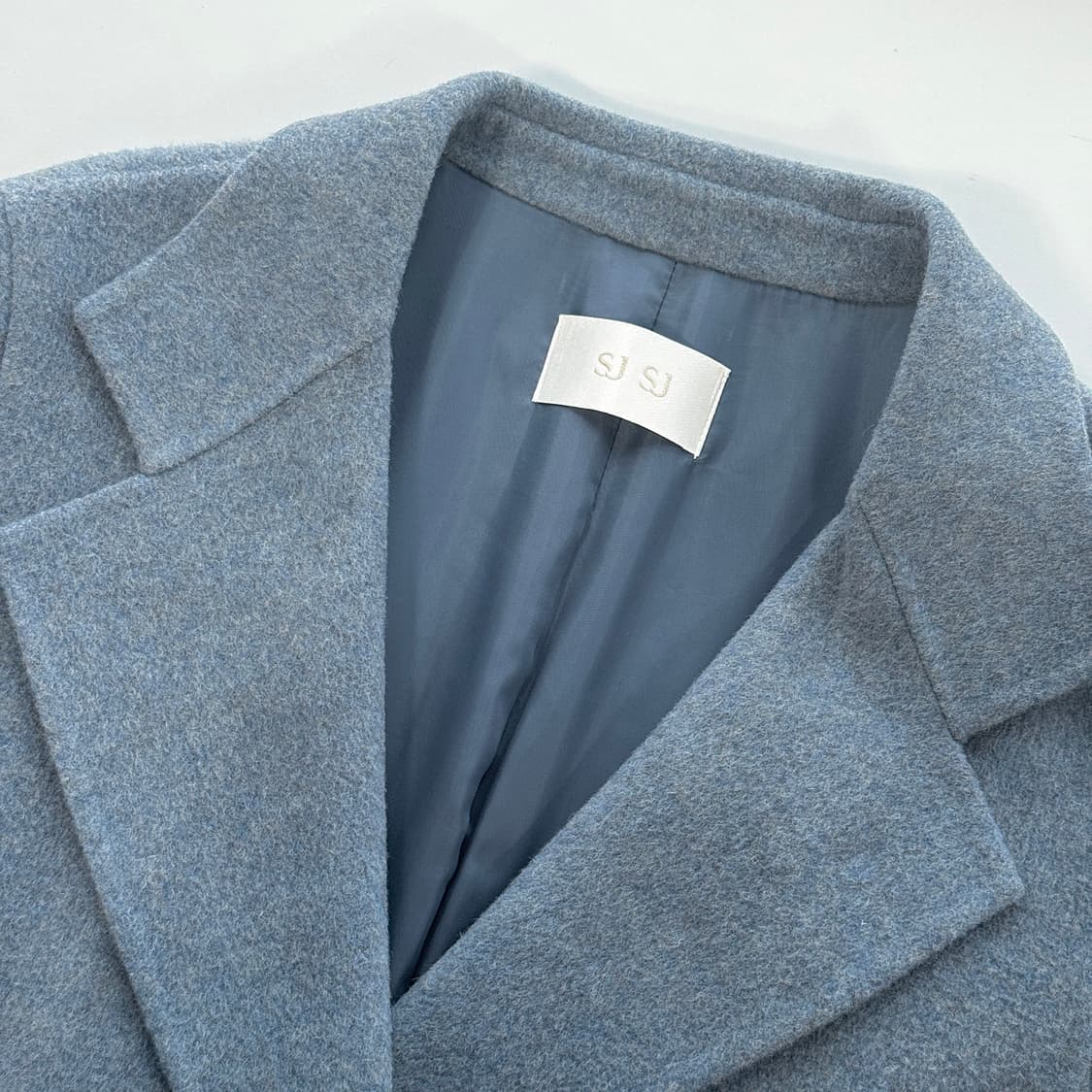 SJSJ 양모 캐시미어 핸드메이드 코트 상품이미지2