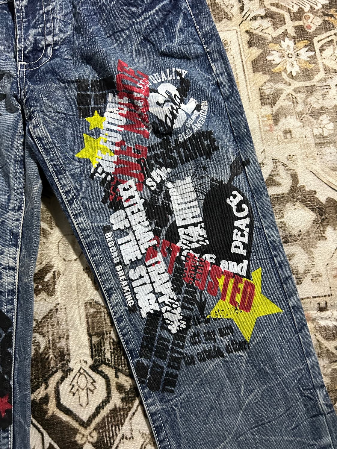 punk graphic dolly washing denim 상품이미지4