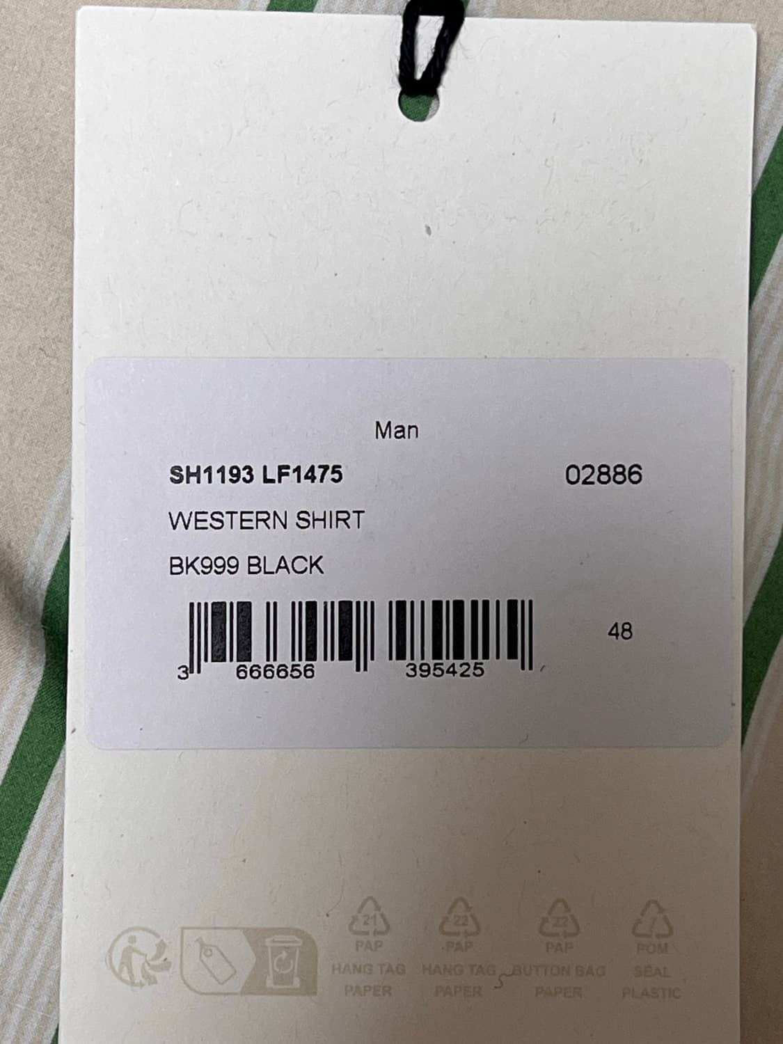 [48] 르메르 25fw 웨스턴셔츠 블랙 상품이미지9