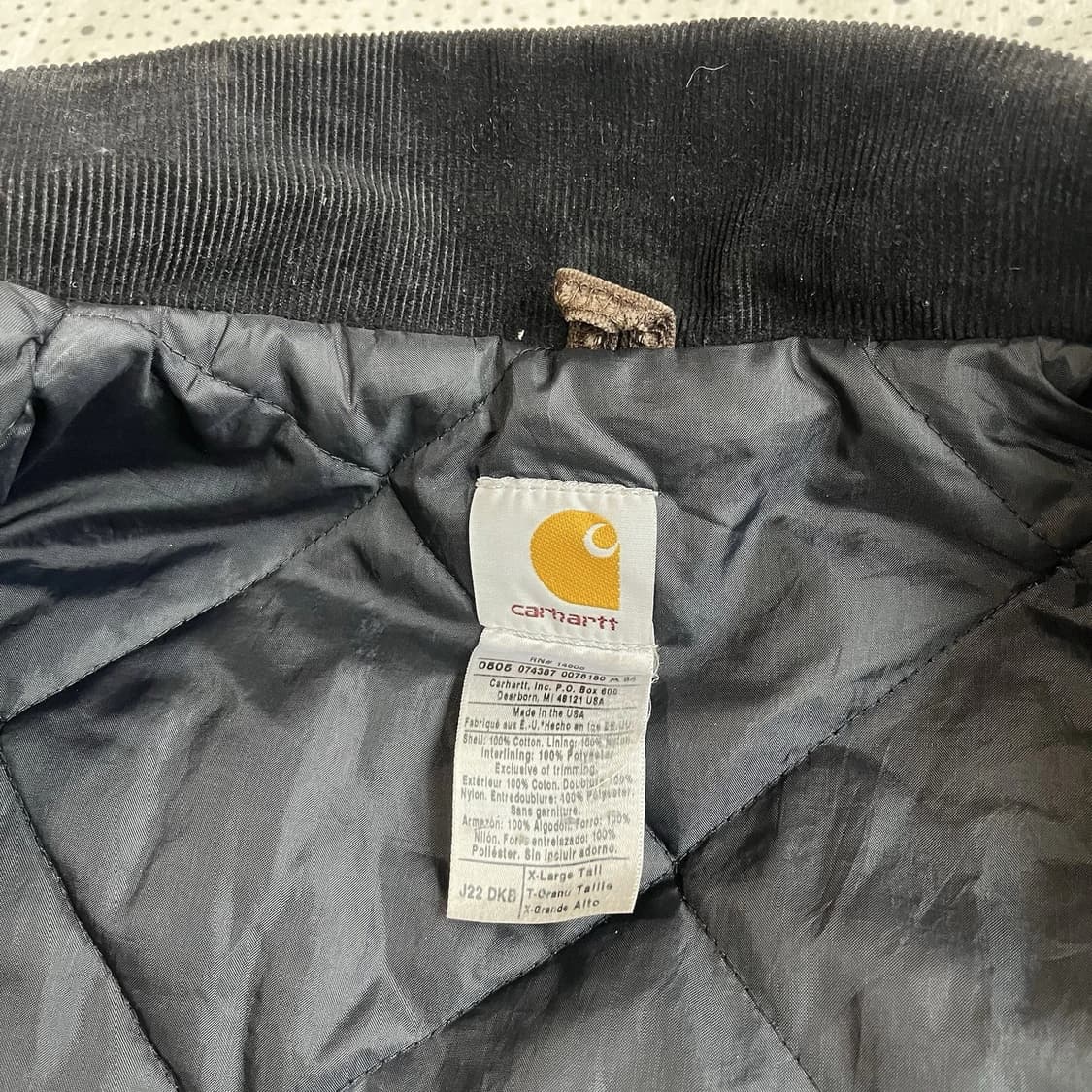 칼하트 J22 아크틱 자켓 다크 브라운 상품이미지6