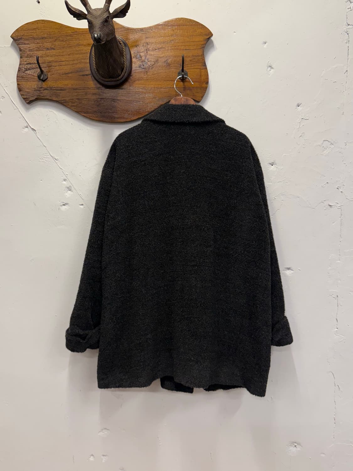 F) JAPAN DÉFACHE Wool-Nylon Short Coat 상품이미지5