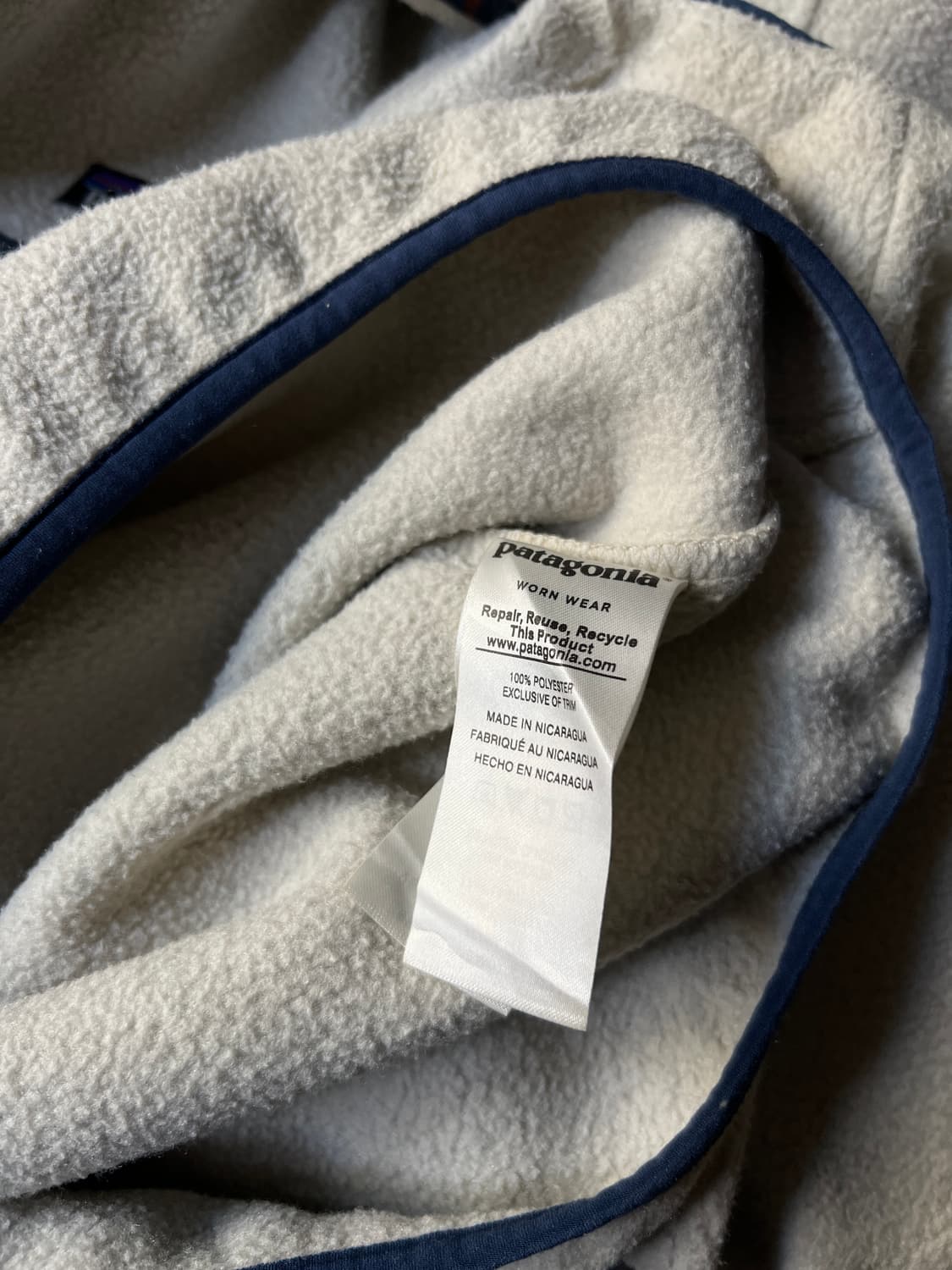 [M]파타고니아 신칠라 나바호 패턴 체스트 포켓 플리스 풀오버 스웻셔츠 상품이미지6