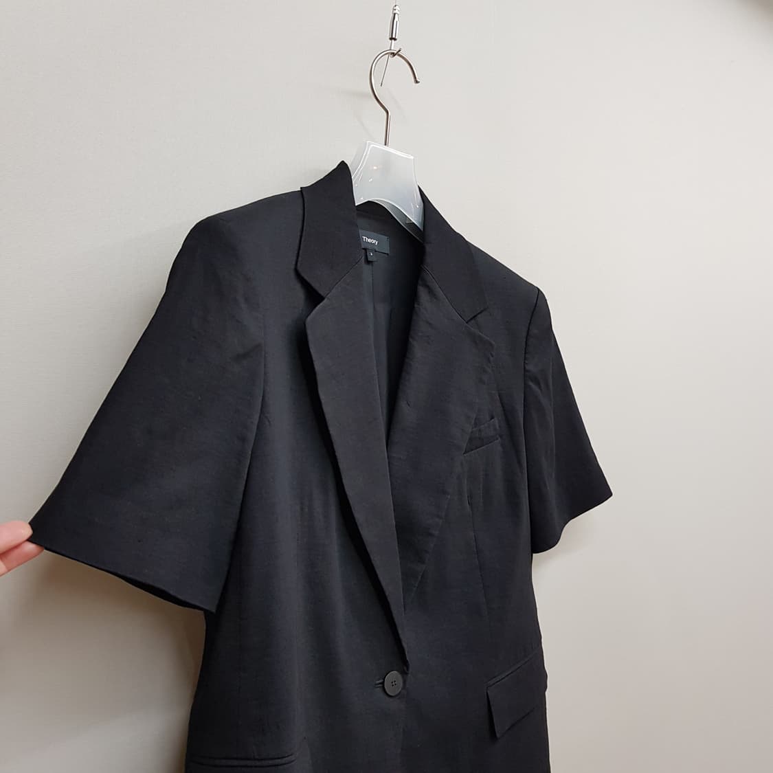 띠어리 Theory 2022 린넨 혼방 반팔 테일러드 자켓 2사이즈 상품이미지3
