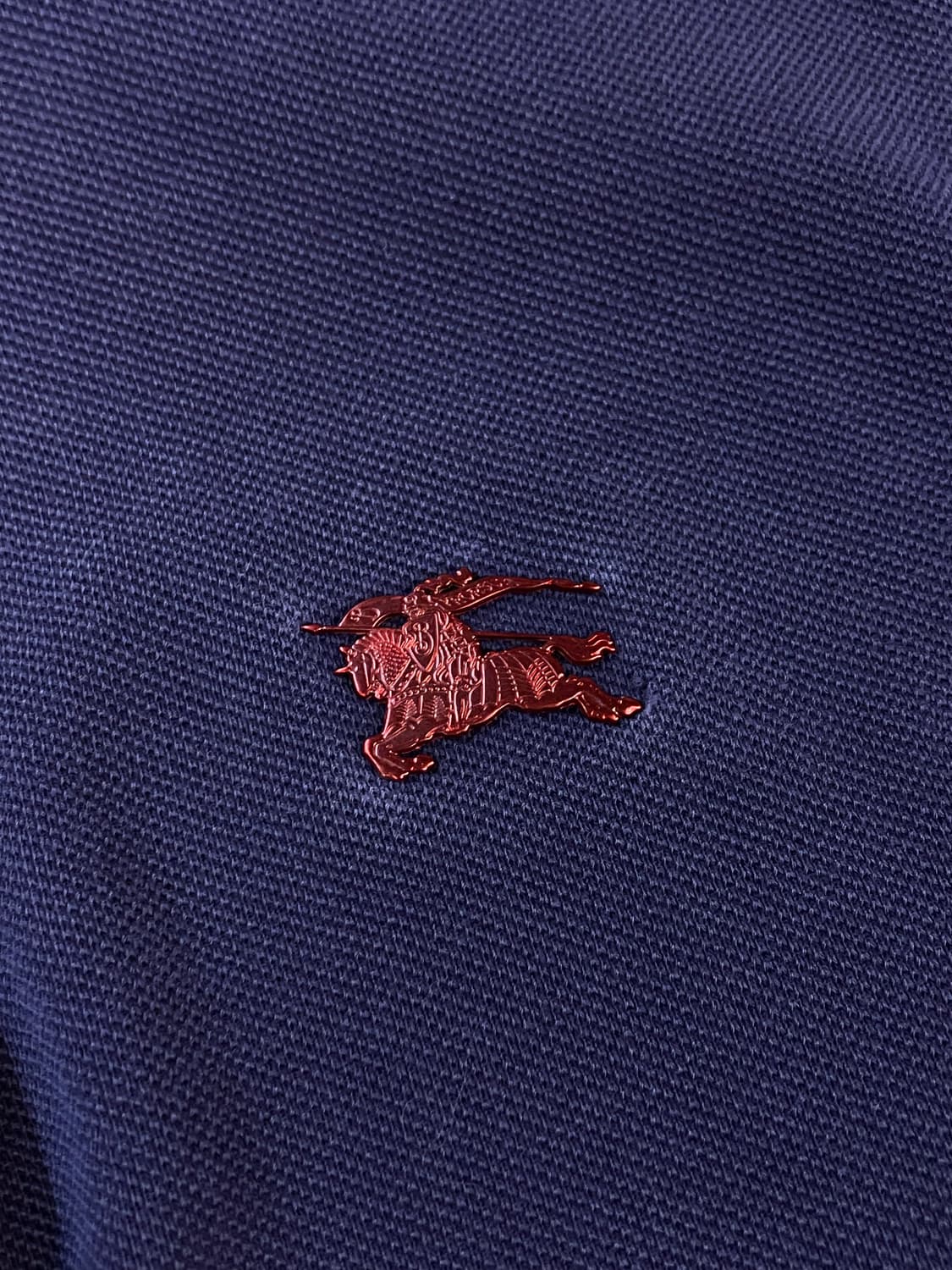 버버리 카라 긴팔 퍼플 M  #csz2008 상품이미지3