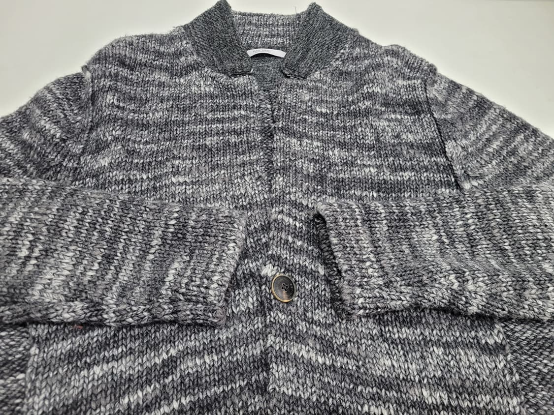 series 시리즈 니트 롱 가디건 / 남 105 (슬림핏) 블랙 그레이 상품이미지3