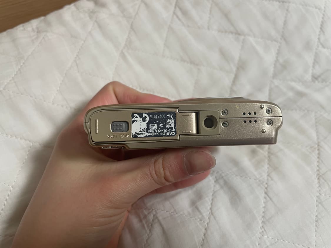 카시오 엑슬림 Z400 골드 상품이미지4