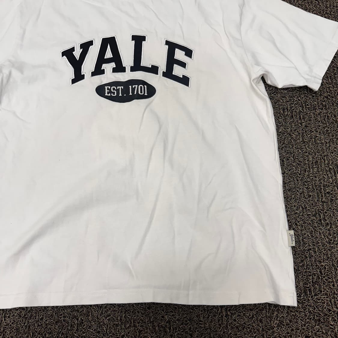 YALE 예일 반팔티셔츠 화이트 M 상품이미지4