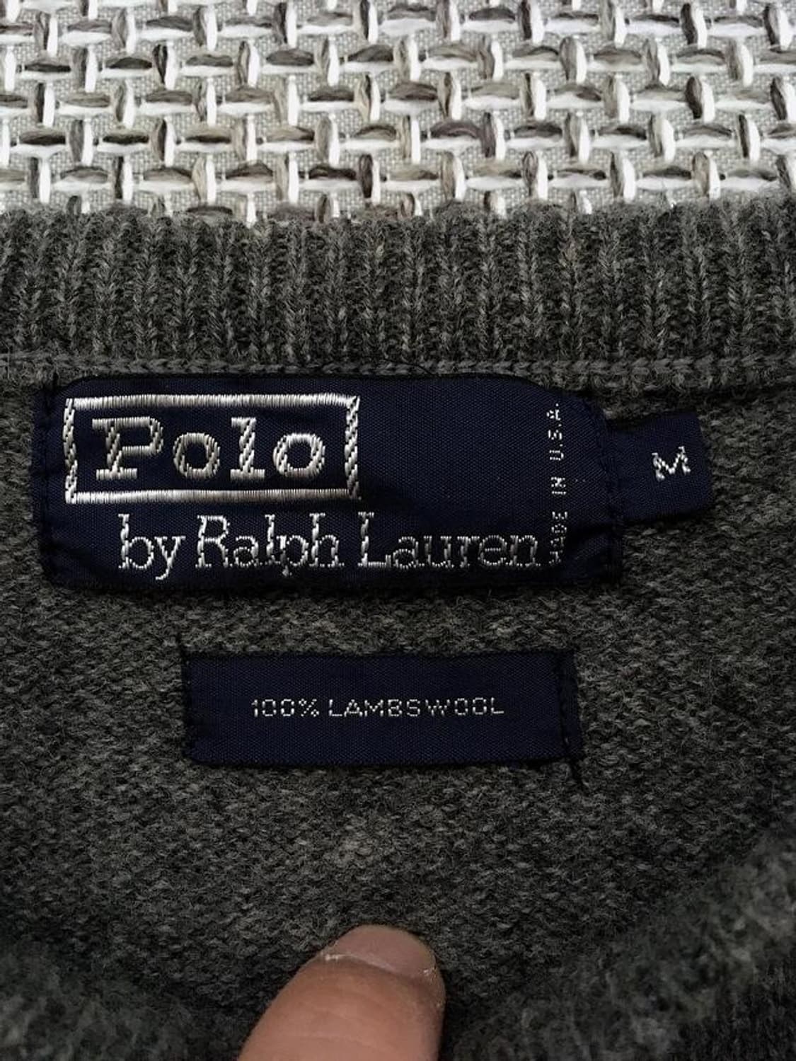 USA made lambswool crewneck sweater 상품이미지2