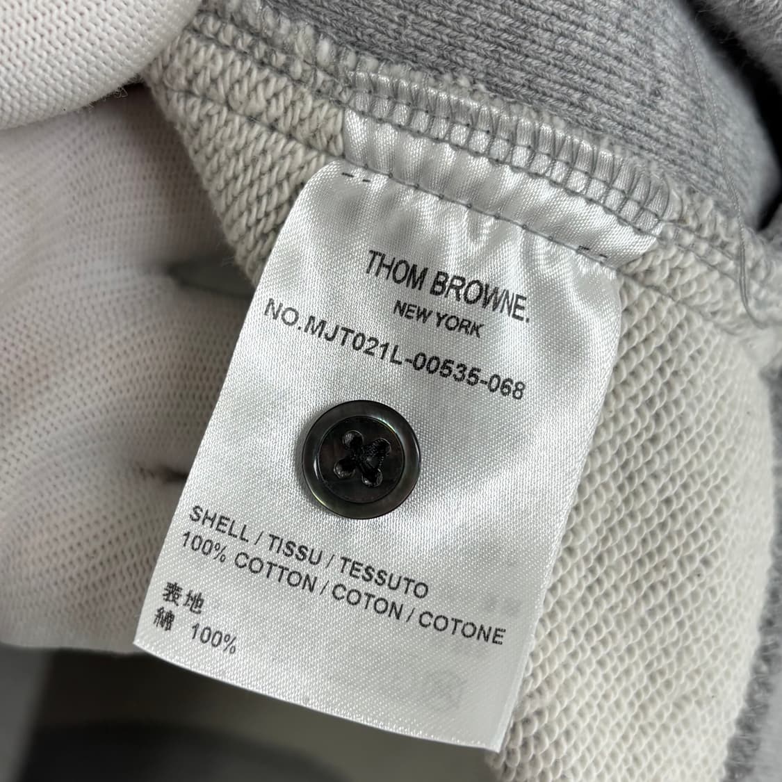 [7]톰브라운 사선완장 맨투맨 상품이미지5