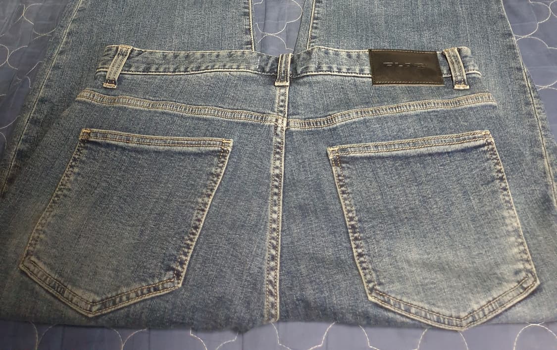 플랙 스티즈 M91 워싱 레귤러 스트레이트 핏 데님팬츠 (32) 상품이미지6