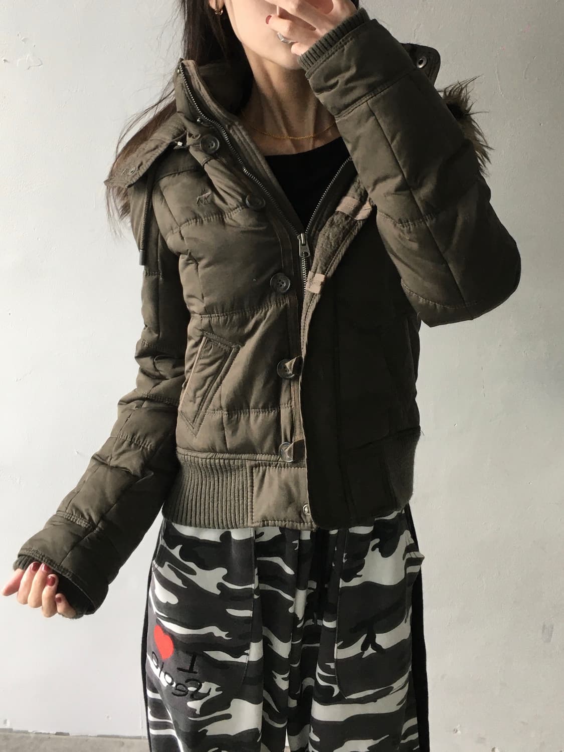 아베크롬비 후드퍼 반크롭 자켓 상품이미지1