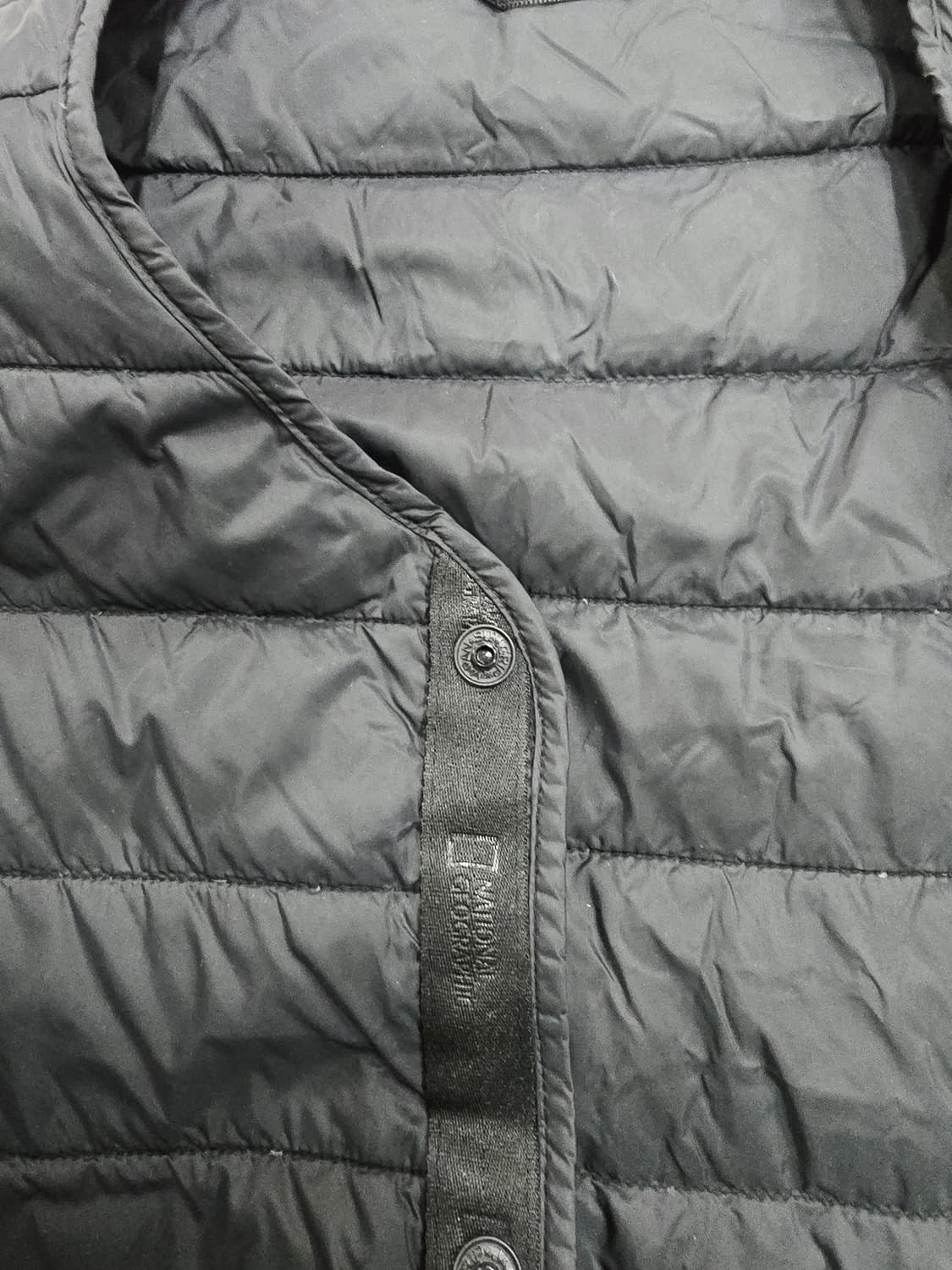 내셔널지오그래픽 블랙 구스다운패딩 조끼100 상품이미지9