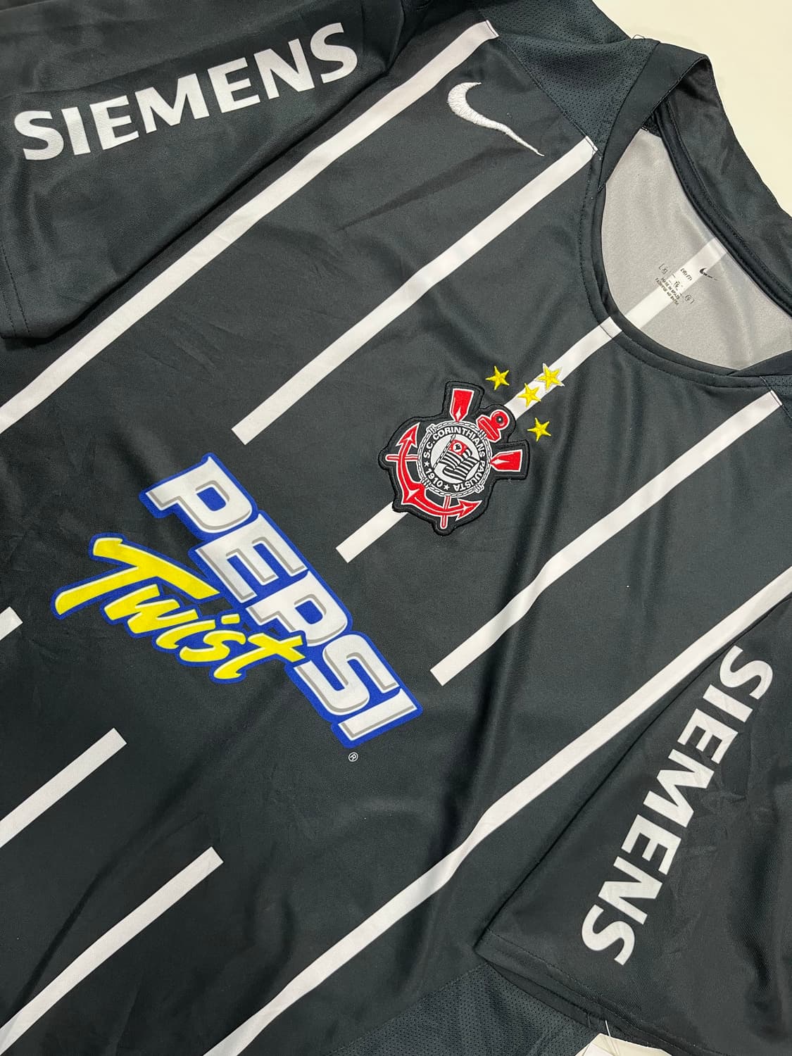 나이키 2004 SC 코린치앙스 파울리스타 어웨이 카를로스 테베스 상품이미지4