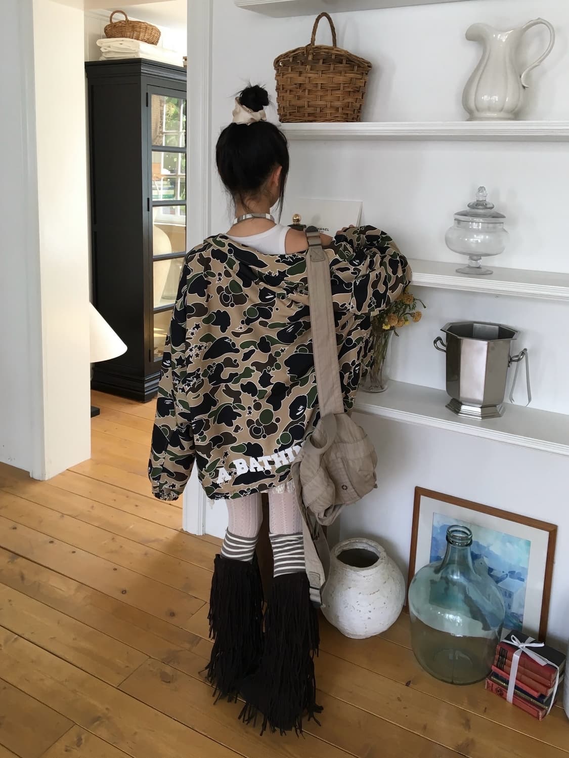 베이프 황계 스타 카모 자켓 상품이미지5