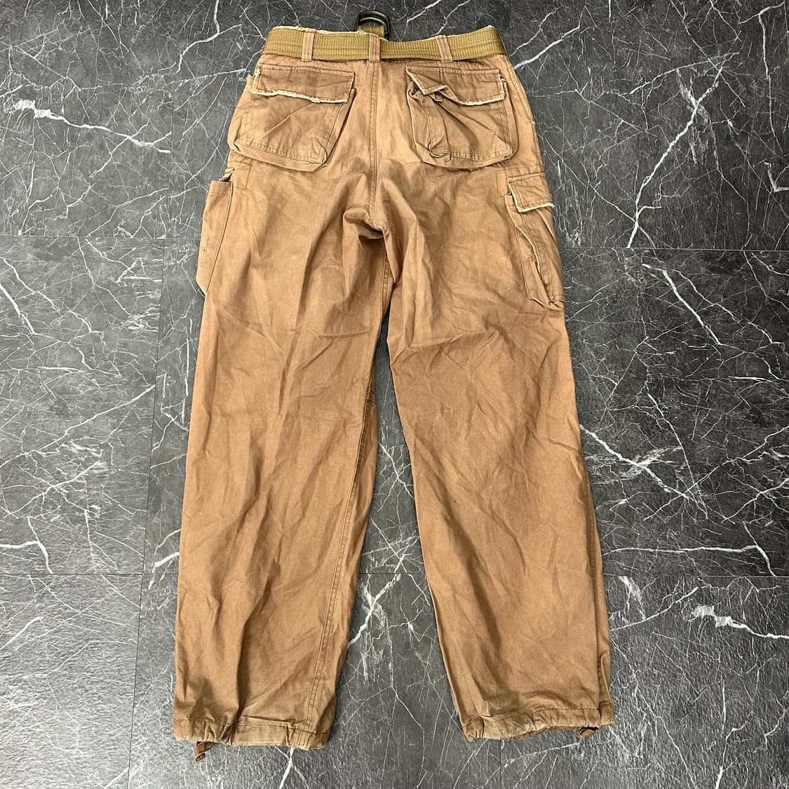 B.C.B.S 조거 스트링 벨티드 와이드 카고 팬츠 상품이미지6