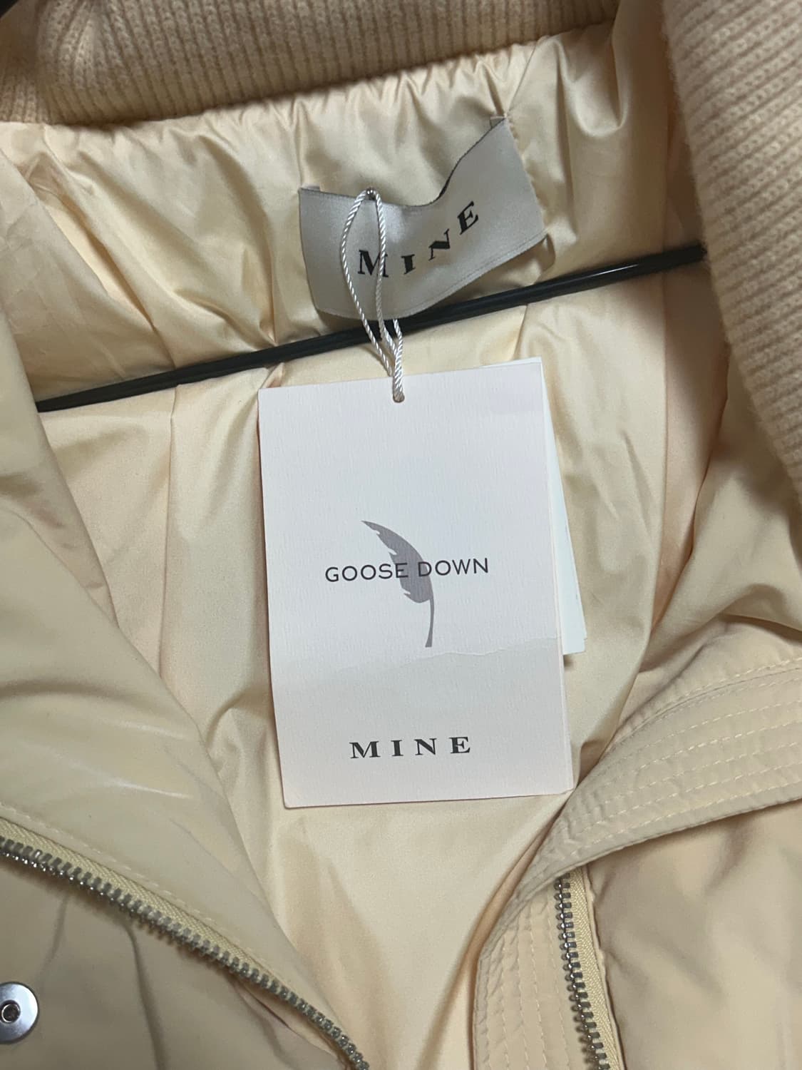 (정품) mine 구스다운 여성패딩 55 상품이미지6