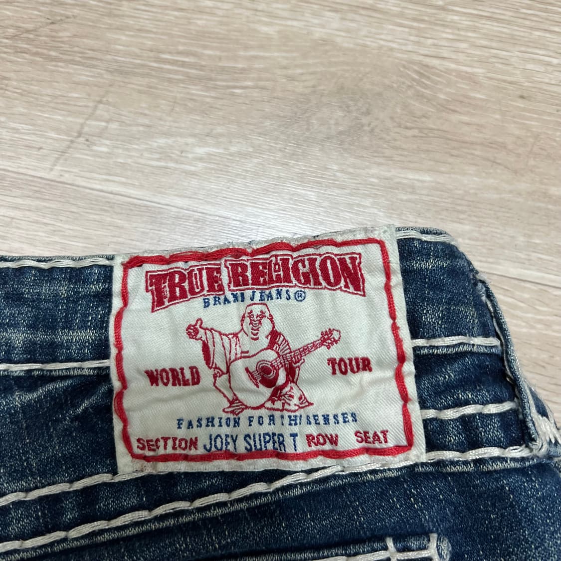 트루릴리전 여성 부츠컷 워싱 데님진 청바지 [진청] 26 상품이미지5