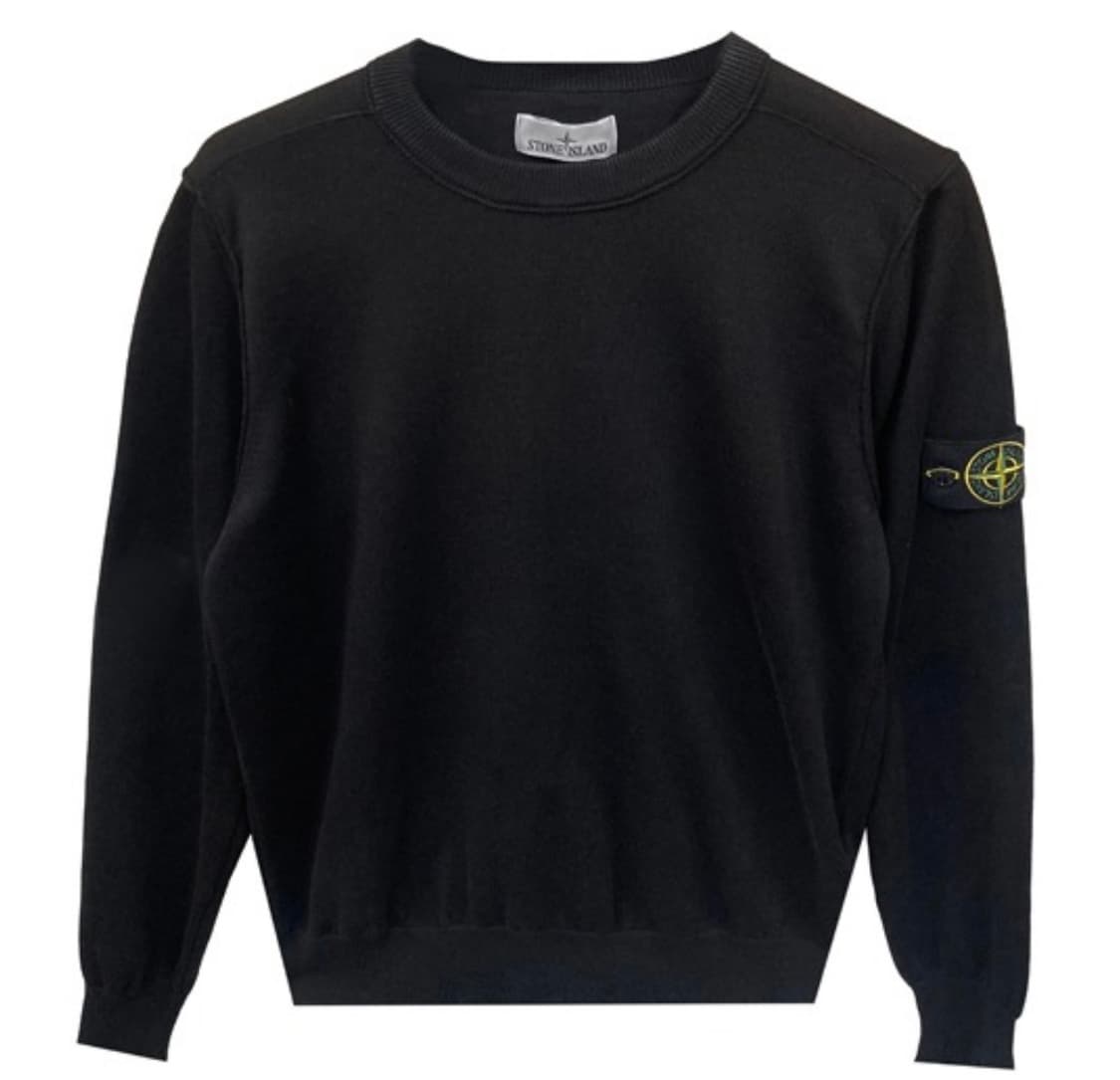 (L) 스톤아일랜드 니트 블랙 1회착 상품이미지1