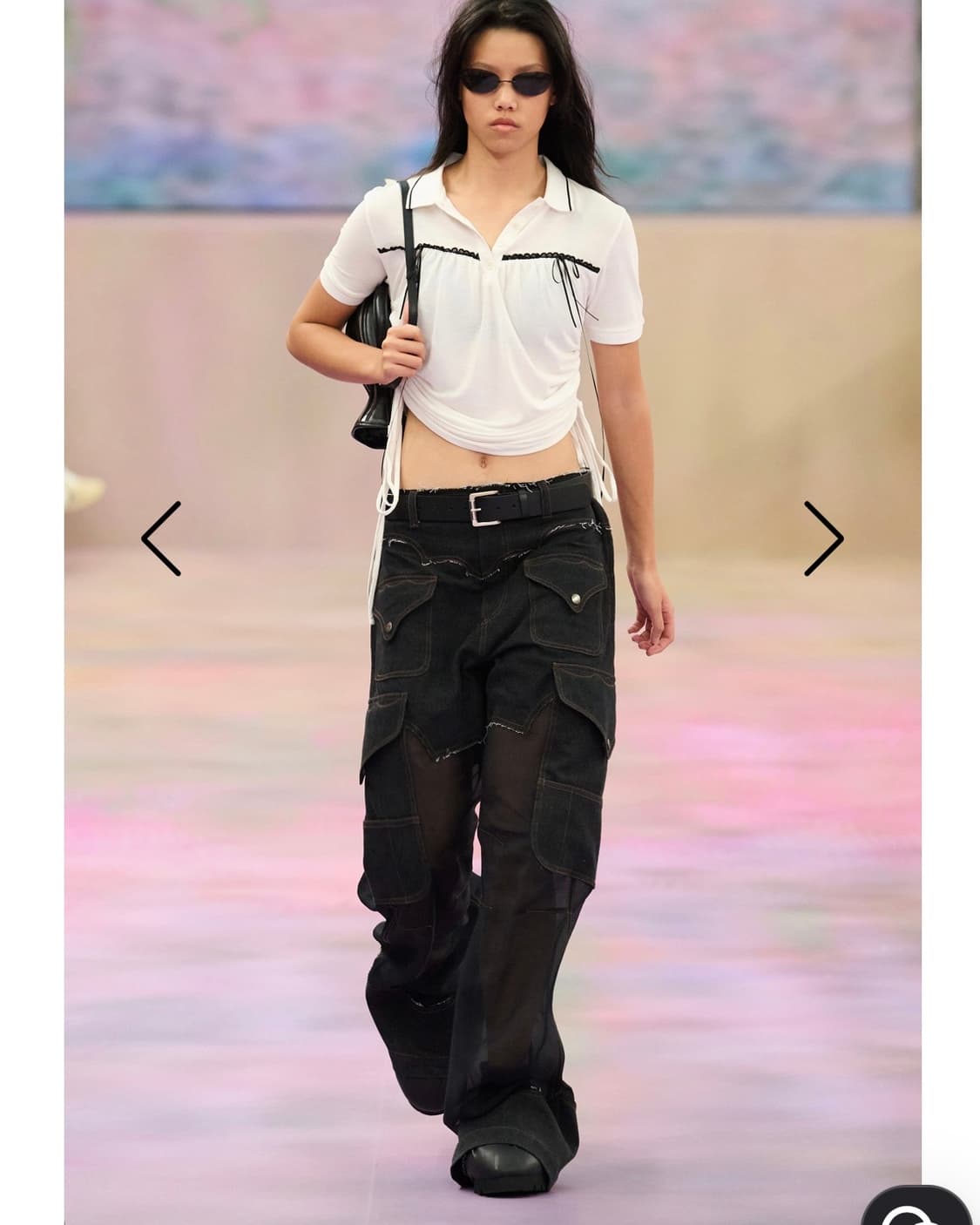 앤더슨벨 팬츠 DENIM SHEER CARGO PANTS 상품이미지2