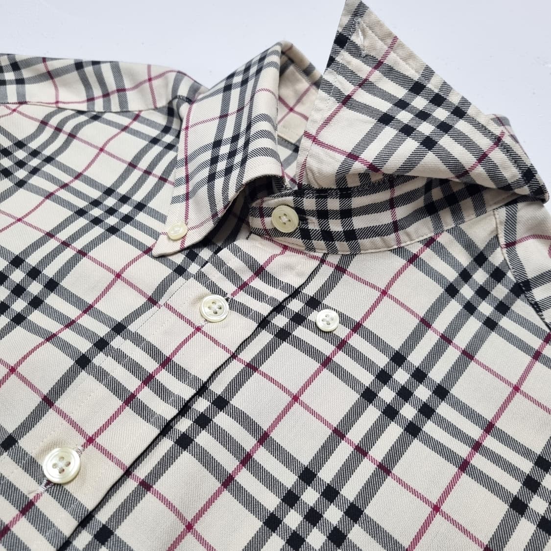버버리 노바체크 셔츠 - S 상품이미지5