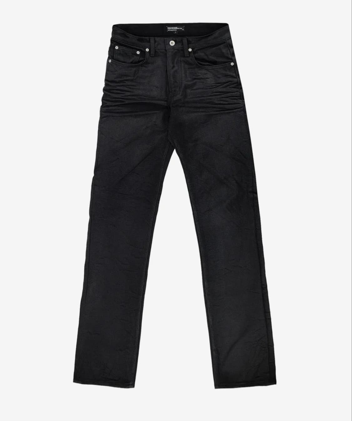 선데이오프클럽 Waxed Straight Leg Jeans - Black 상품이미지1