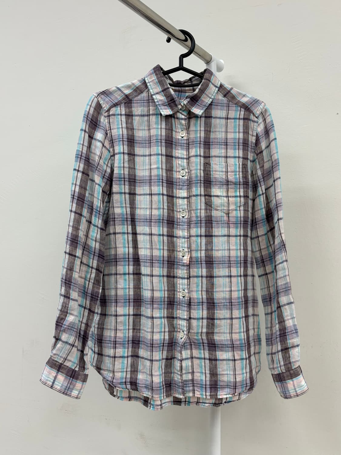 빈티지 체크 셔츠 상품이미지5